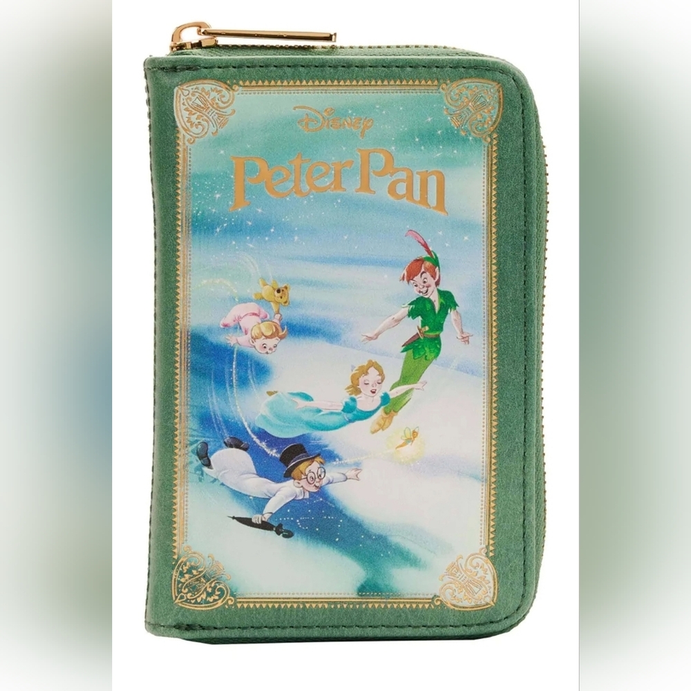 Disney Loungefly Peter Pan Zip Around Wallet